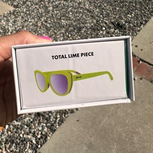 Goodr sunglasses- Total Lime Piece. NIB. Perfect for Halloween!!! 👻